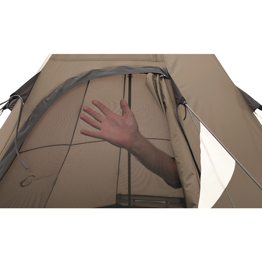 Easy Camp Familienzelt Moonlight Tipi fr max. 8 Personen grau/khaki Bild 6