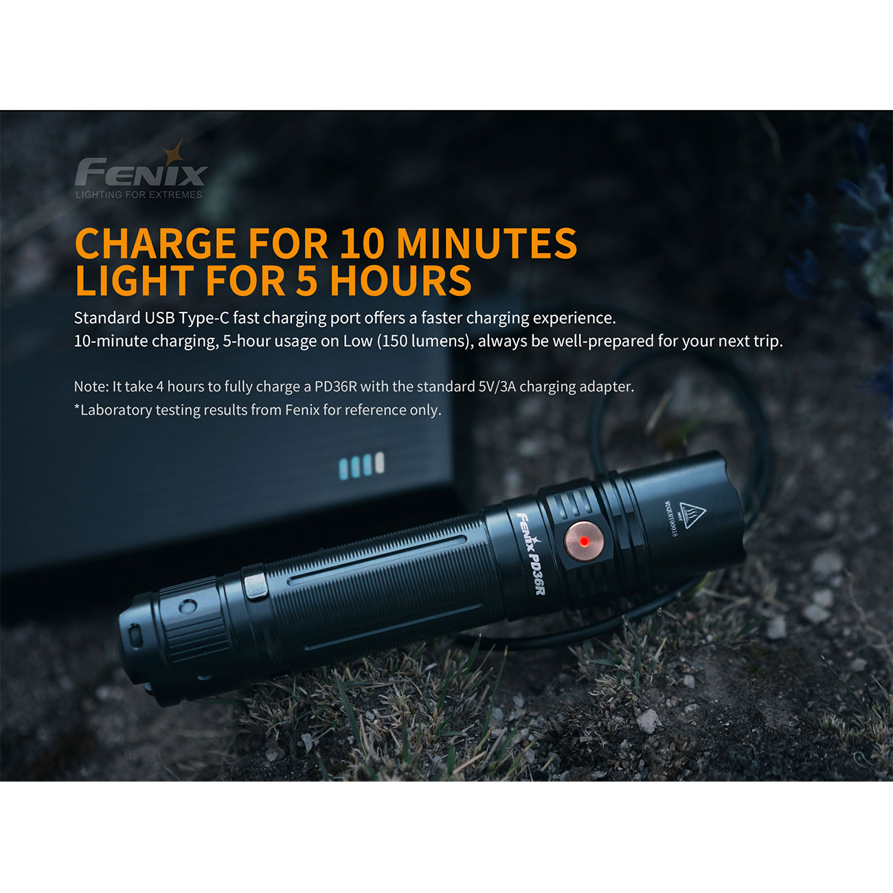 Fenix LED Taschenlampe PD36R 1600 Lumen Bild 1