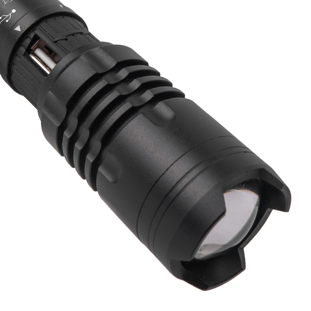 Origin Outdoors LED-Taschenlampe mit Powerbank 1000 Lumen schwarz Bild 1