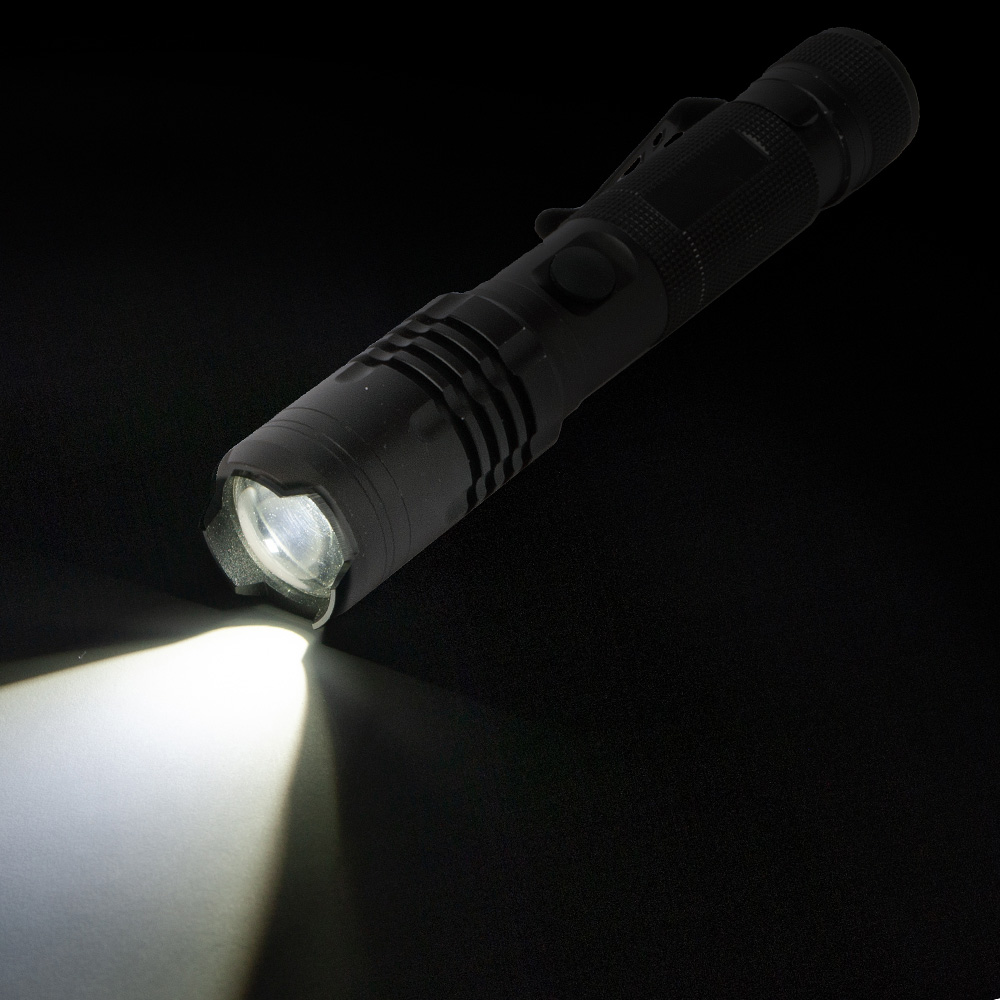 Origin Outdoors LED-Taschenlampe mit Powerbank 1000 Lumen schwarz Bild 1