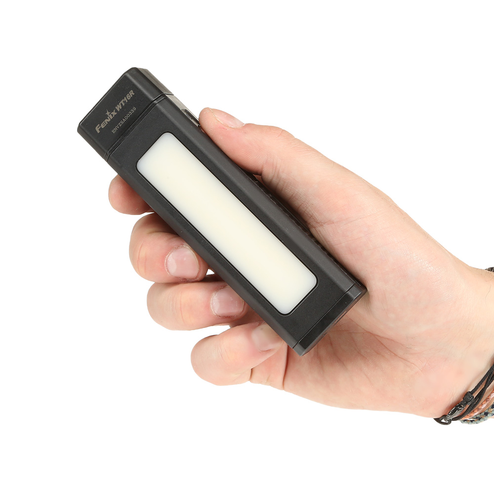 Fenix LED-Taschenlampe WT16R 300 Lumen mit Akku, Flächenleuchte schwarz Bild 1