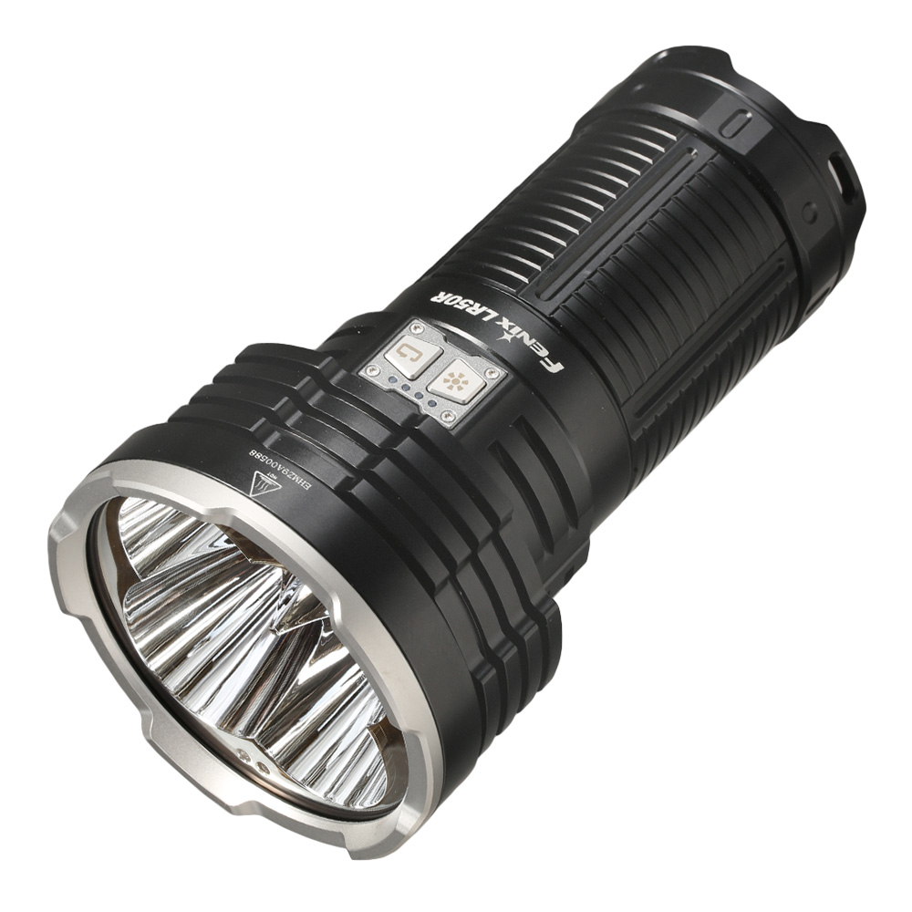 Fenix LED-Taschenlampe LR50R 12000 Lumen inkl. Holster, Tragegurt schwarz