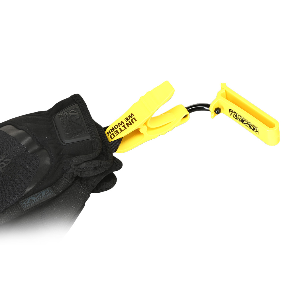 Mechanix Handschuhklammer Glove Clip gelb