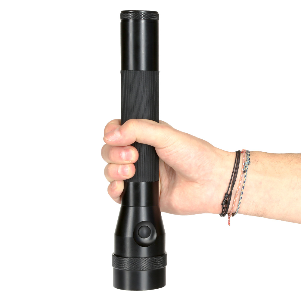 MetMaxx LED-Taschenlampe MegaPowerMulti 28 cm schwarz Bild 1
