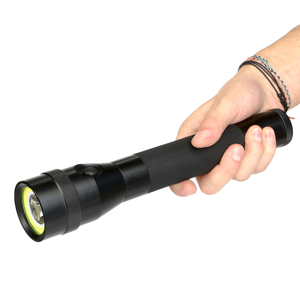 MetMaxx LED-Taschenlampe MegaPowerMulti 28 cm schwarz Bild 1
