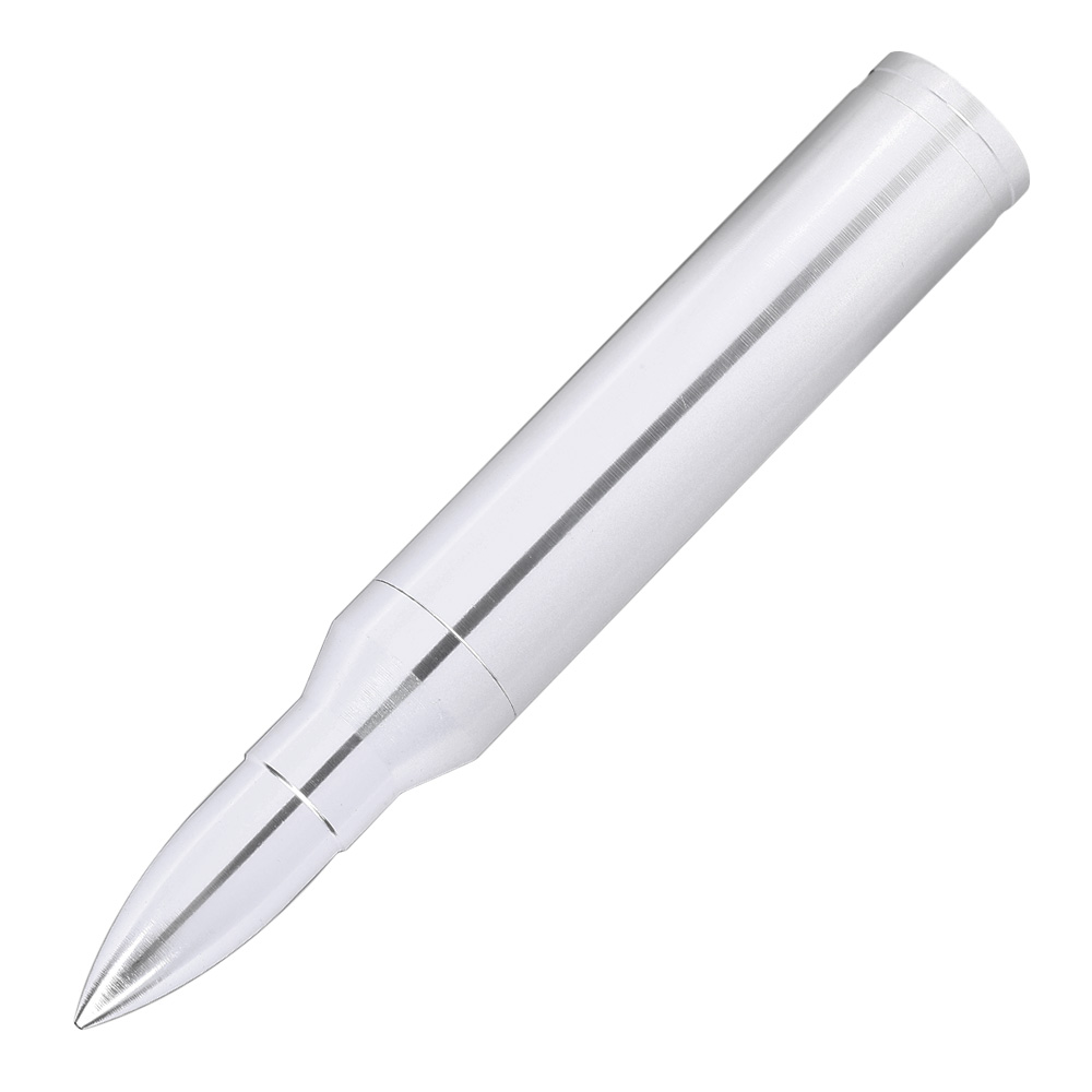 LED-Taschenlampe Bullet Light Aluminium silber Bild 2