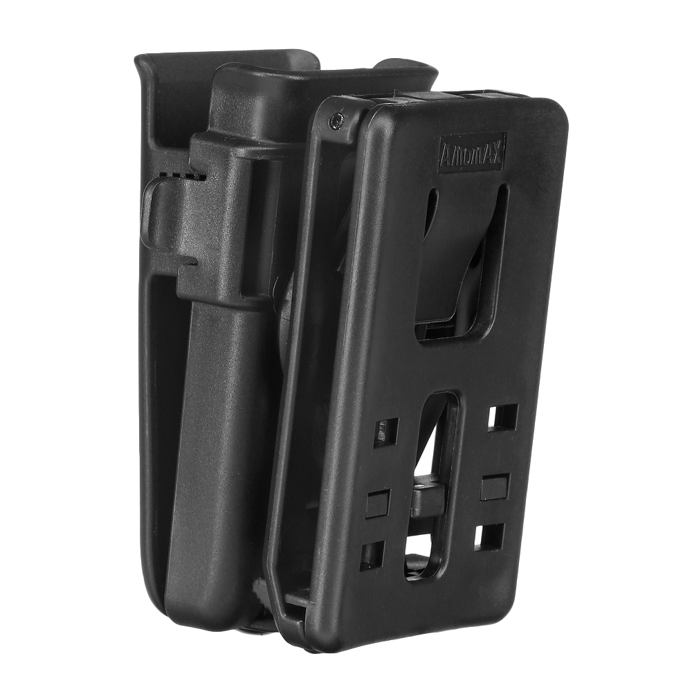 Amomax Tactical Single-Magazinholster Polymer Paddle f. Single- / Double-Stack Magazine schwarz Bild 3