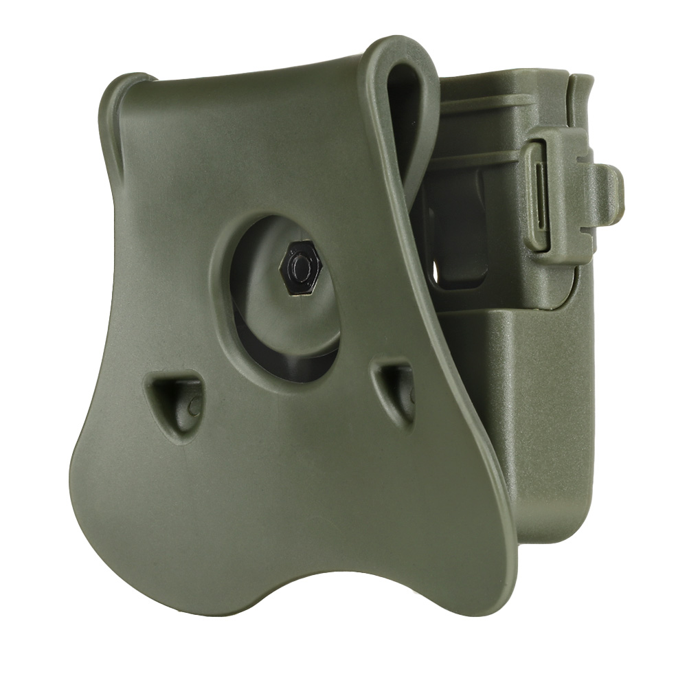 Amomax Doppel-Magazinholster Polymer Paddle f. Single- / Double-Stack Magazine oliv Bild 3