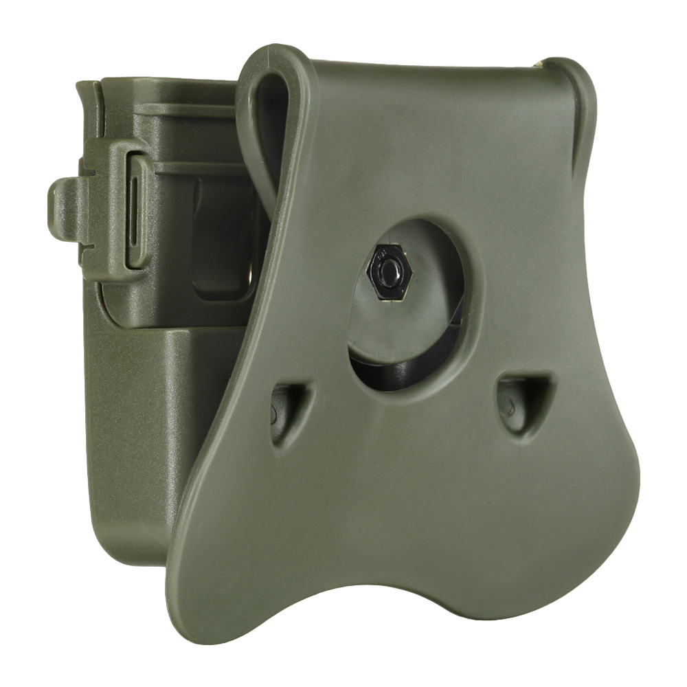 Amomax Doppel-Magazinholster Polymer Paddle f. Single- / Double-Stack Magazine oliv Bild 5