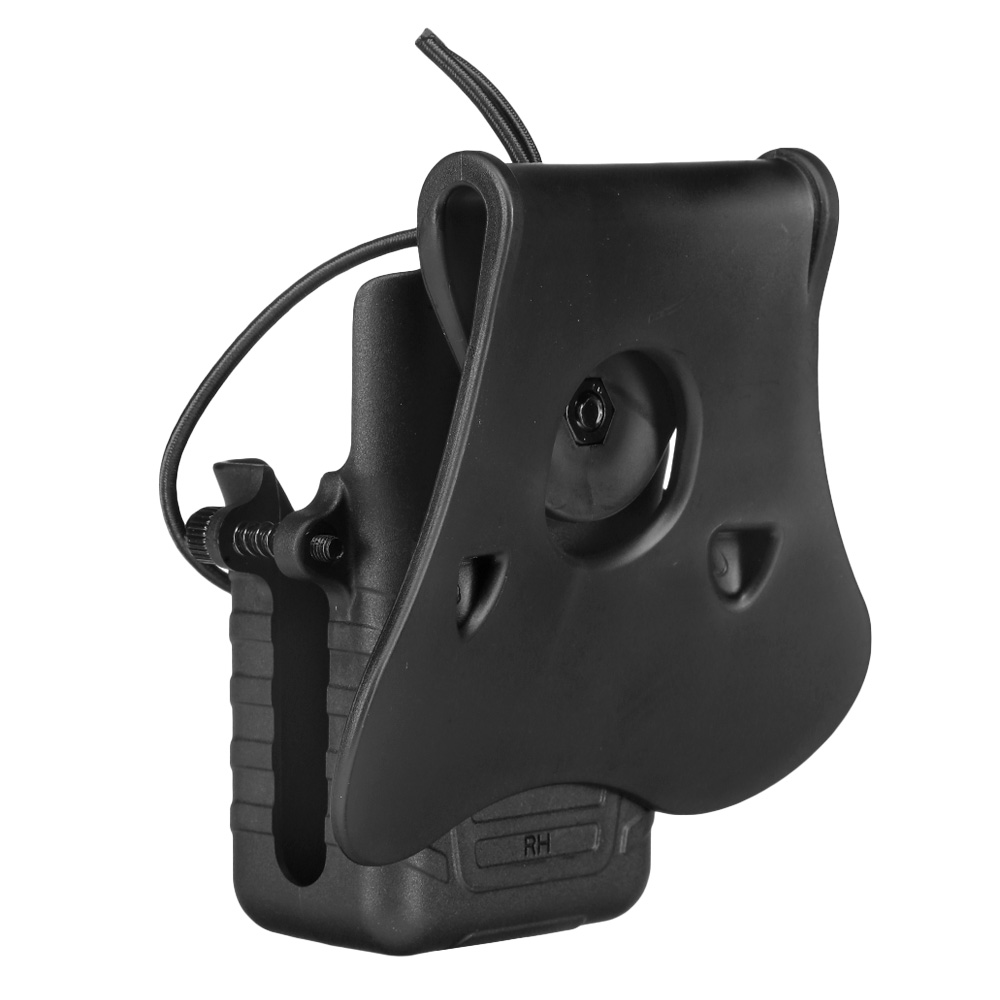 Amomax Tactical Holster Polymer Paddle f. Funkgerte schwarz Bild 1