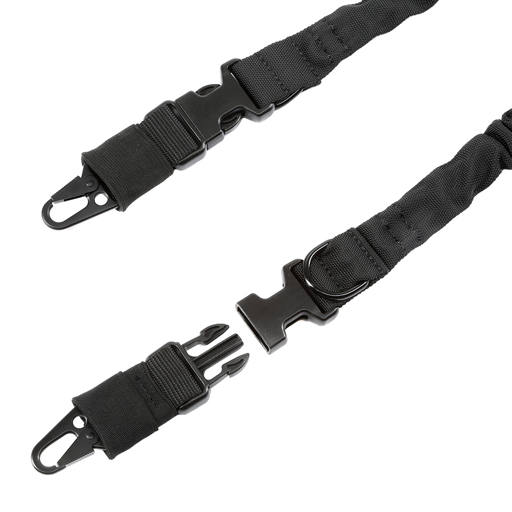 Amomax 2-Punkt Tragegurt Dual Bungee Universal Tactical Heavy Duty Version schwarz Bild 2
