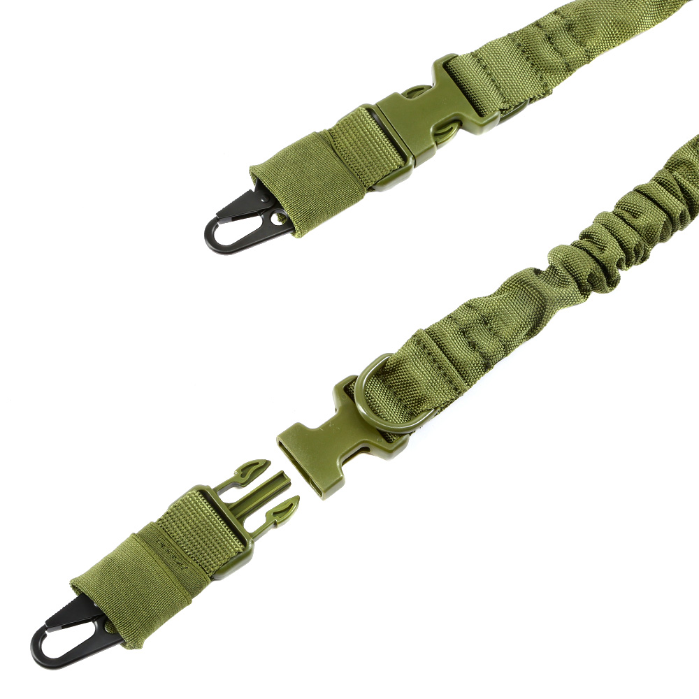 Amomax 2-Punkt Dual Bungee Universal Tactical Tragegurt Heavy Duty Version oliv Bild 2