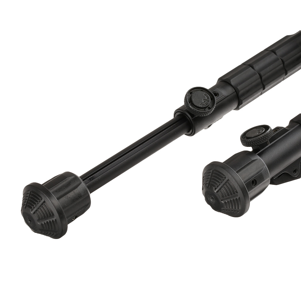 UTG Heavy Duty Recon 360 Grad Metall Zweibein - Gummife 160 - 230 mm schwarz - Version 2 Bild 5