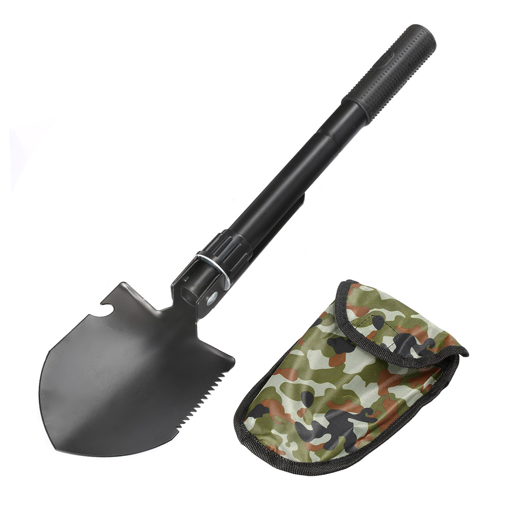 Mini-Klappspaten mit Hlle flecktarn