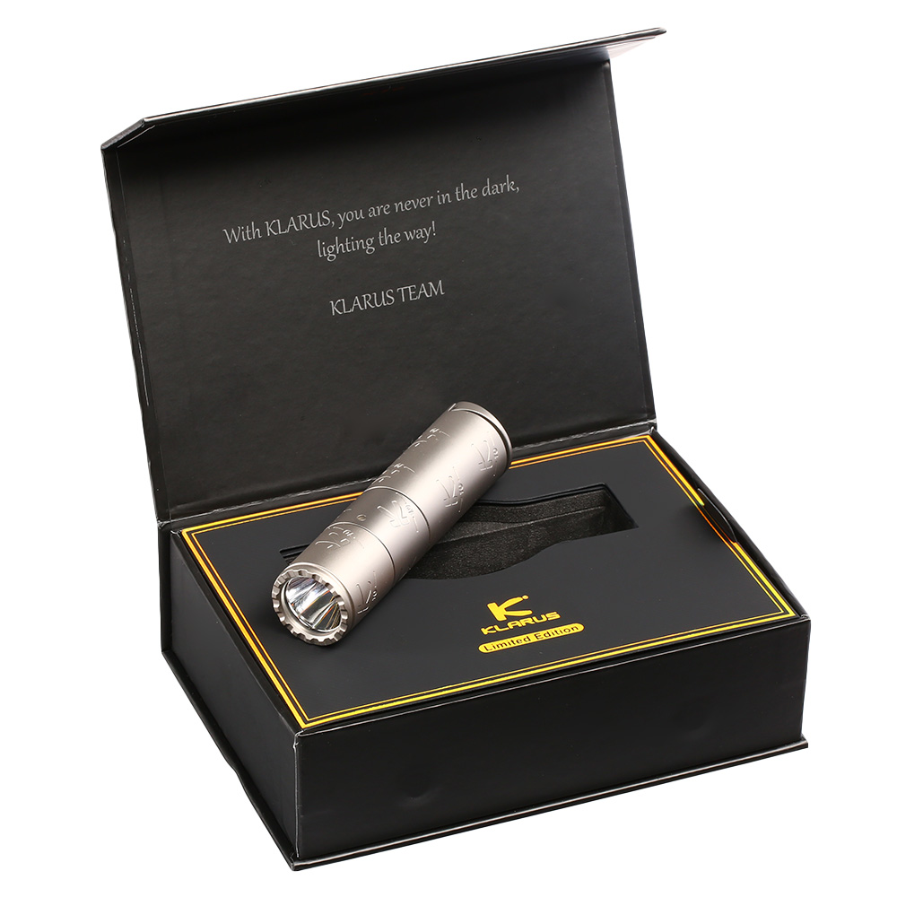 Klarus LED Taschenlampe K10 Titan 1200 ANSI Lumen Jubiläumslampe inkl. Geschenkverpackung Bild 1