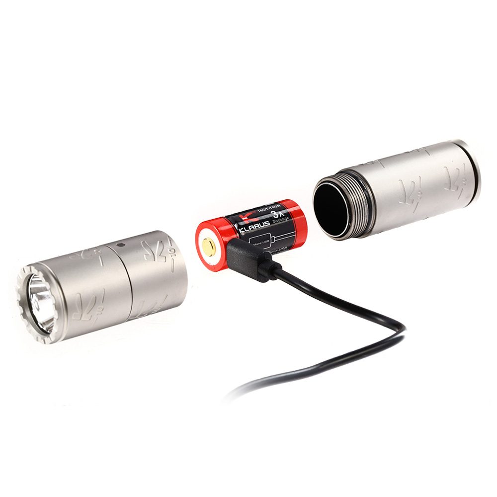 Klarus LED Taschenlampe K10 Titan 1200 ANSI Lumen Jubiläumslampe inkl. Geschenkverpackung Bild 1
