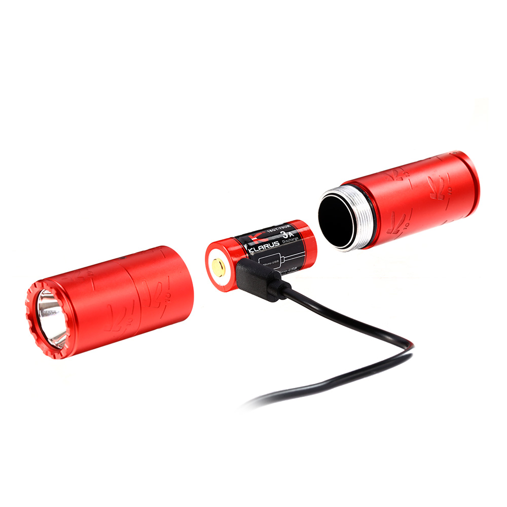 Klarus LED Taschenlampe K10 1200 ANSI Lumen rot Jubiläumslampe inkl. Geschenkverpackung Bild 8