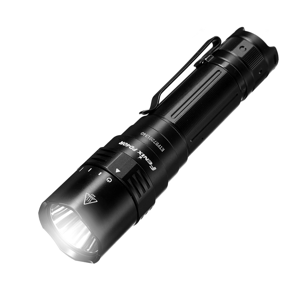 Fenix LED-Taschenlampe PD40R V2.0 3000 Lumen inkl. Akku mit gratis LED E01 V02