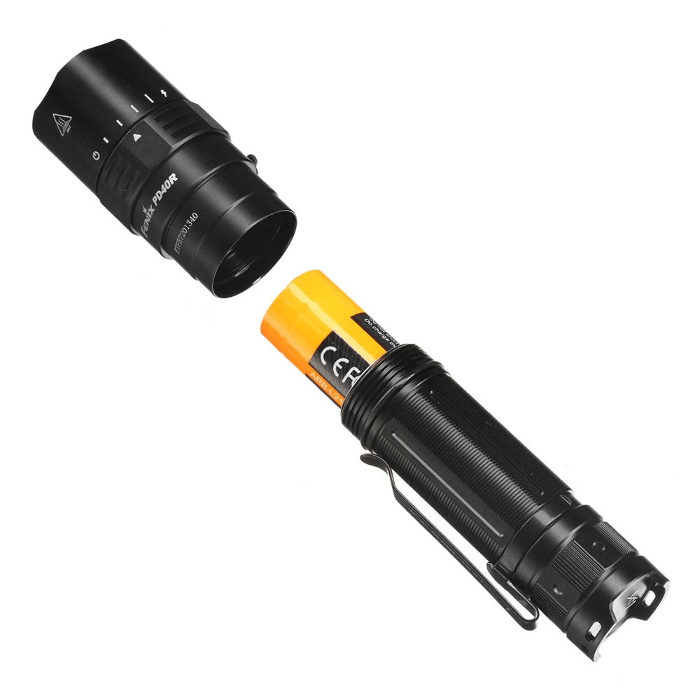 Fenix LED-Taschenlampe PD40R V2.0 3000 Lumen inkl. Akku schwarz Bild 6