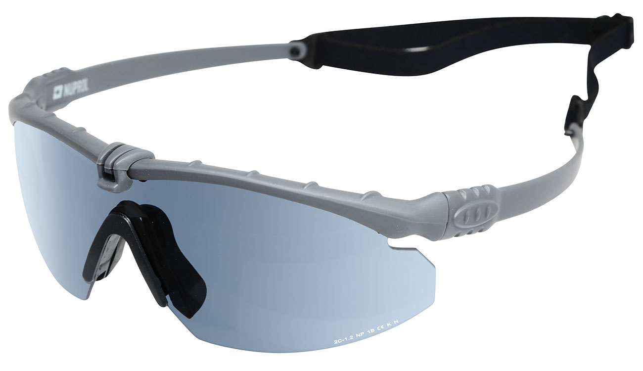 Nuprol Battle Pro Protective Airsoft Schutzbrille grau / rauch