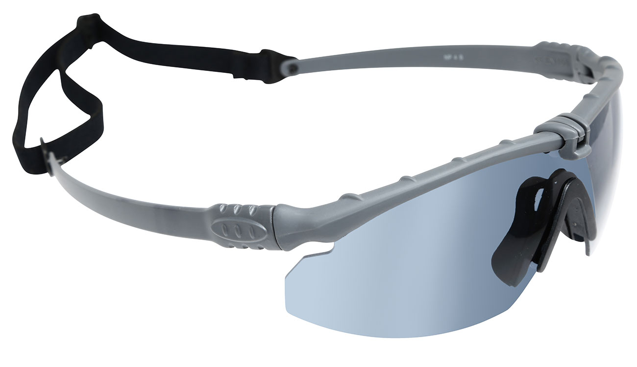 Nuprol Battle Pro Protective Airsoft Schutzbrille grau / rauch Bild 1