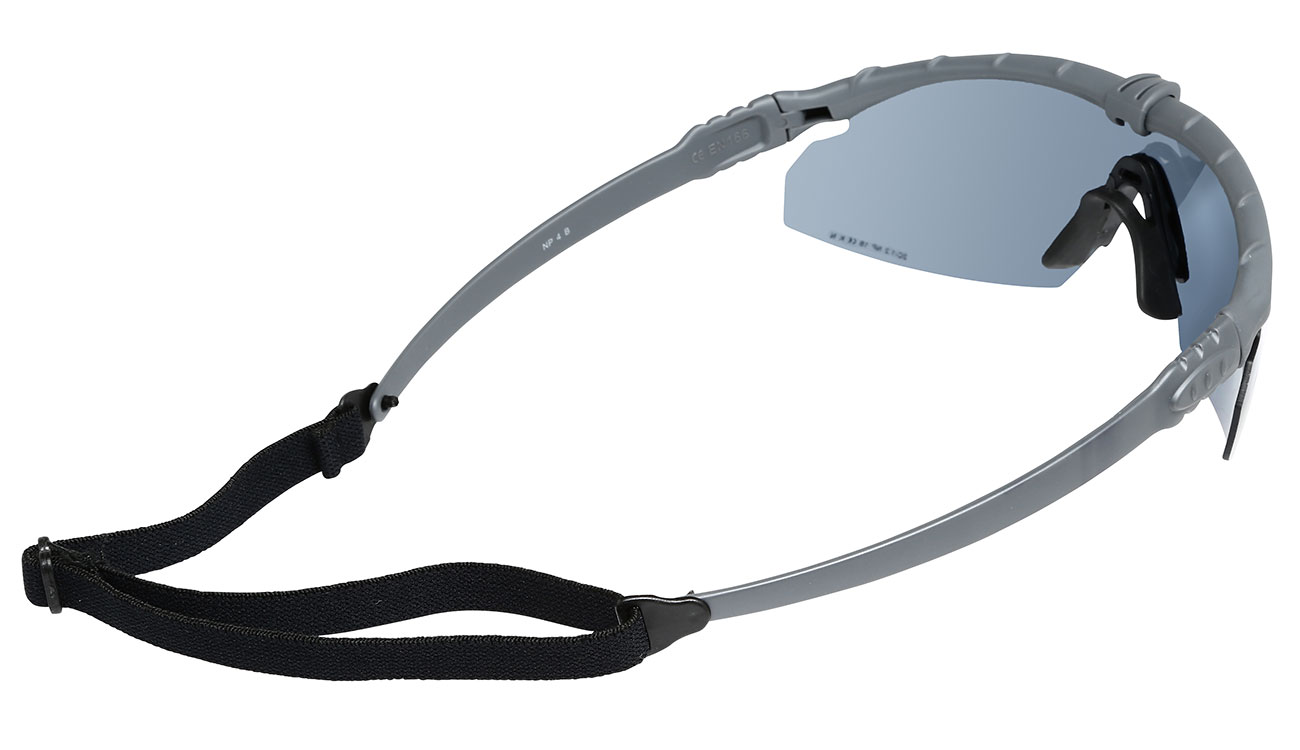 Nuprol Battle Pro Protective Airsoft Schutzbrille grau / rauch Bild 2