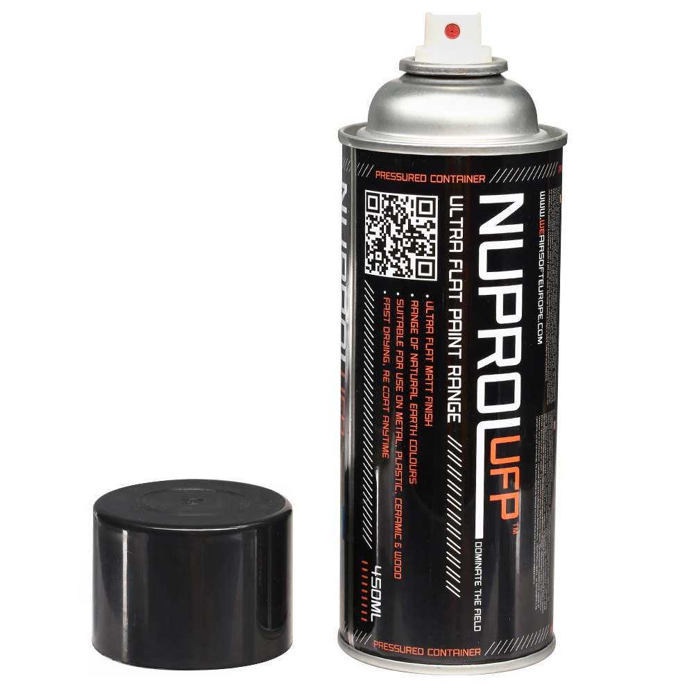 Nuprol UFP Sprhfarbe schwarz matt 450ml Bild 2