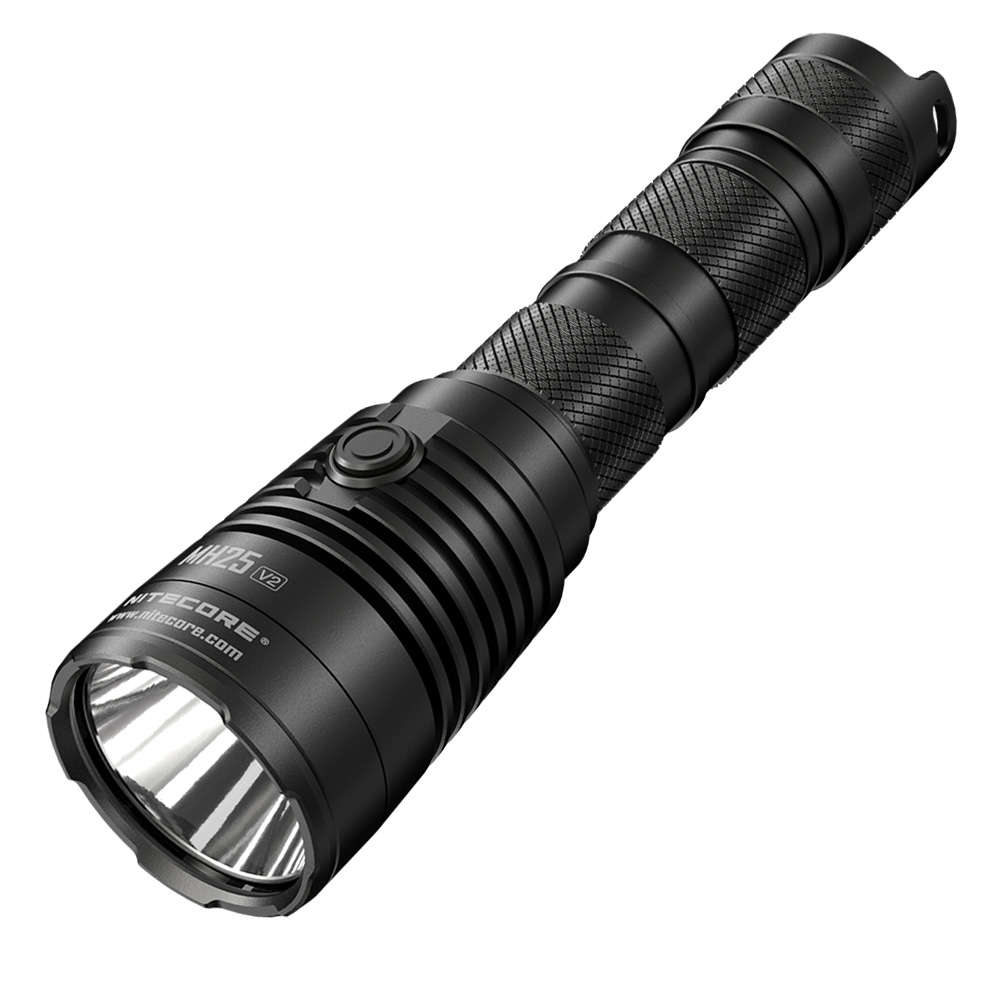 Nitecore LED-Taschenlampe MH25 V2 1300 Lumen inkl. Akku und Nylonholster schwarz
