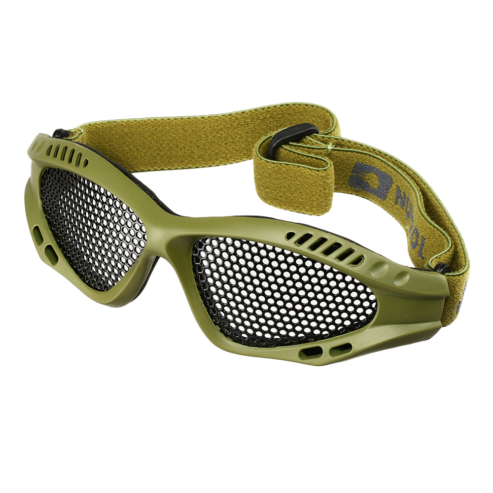 Nuprol Brille Shades Mesh Eye Protection Airsoft Gitterbrille oliv