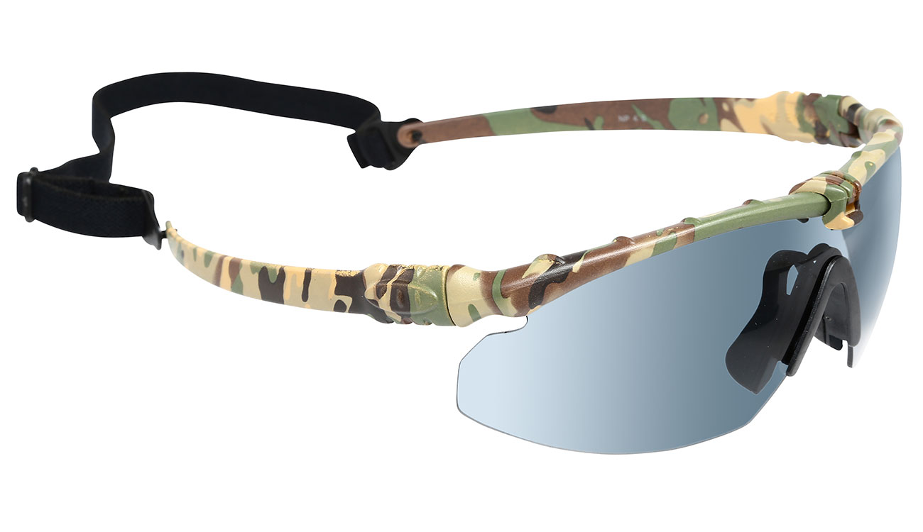 Nuprol Battle Pro Protective Airsoft Schutzbrille camo / rauch Bild 1