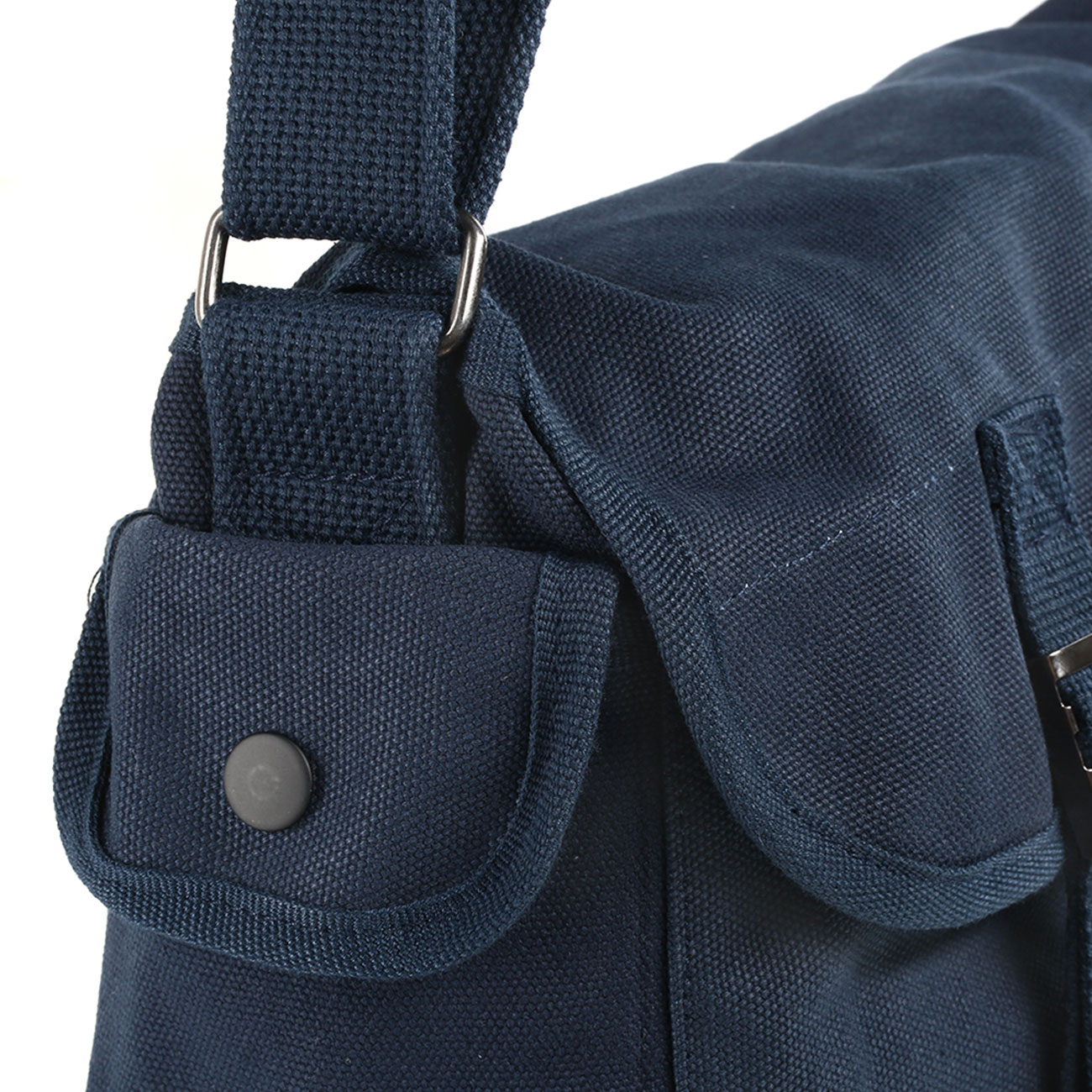 Fostex Leinentasche US-Style blau Bild 3