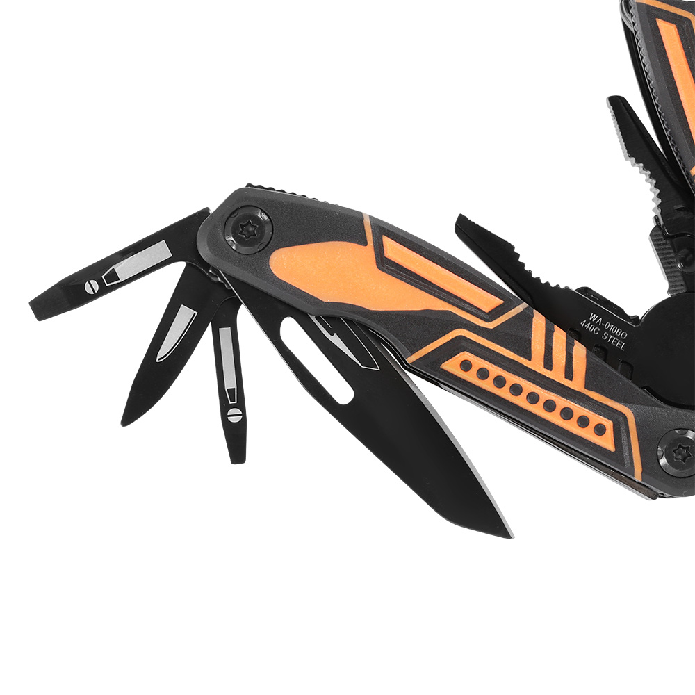 With Armour Multitool Rescue Tool schwarz/orange inkl. Grteletui Bild 6