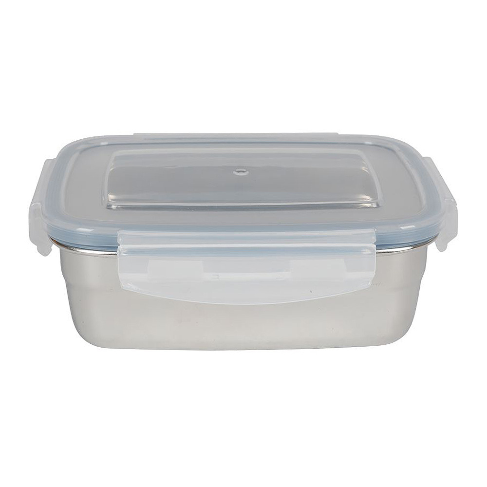 Edelstahl Lunchbox Edelstahl 1,8 L silber/transparent Bild 1