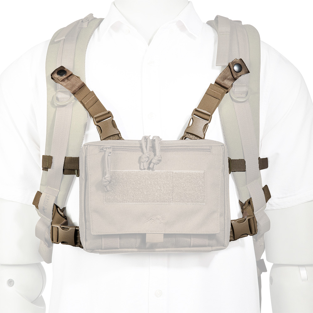 Tasmanian Tiger Rucksack Adapter fr Zubehrtaschen Pouch Harness Adapter coyote braun 8-teilig Bild 1