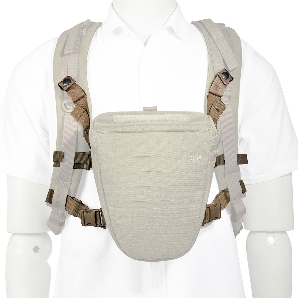 Tasmanian Tiger Rucksack Adapter fr Zubehrtaschen Pouch Harness Adapter coyote braun 8-teilig Bild 1
