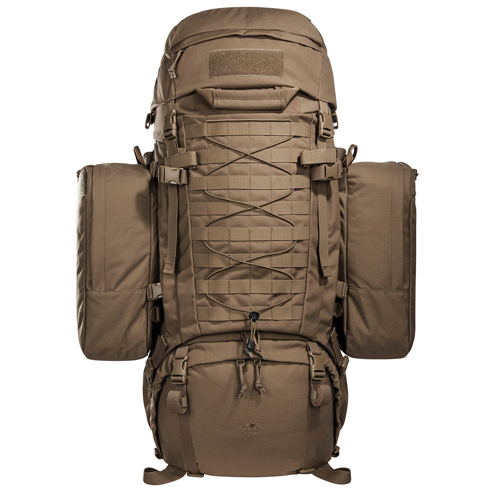 Tasmanian Tiger Rucksack MIL OPS 80 + 24 Liter coyote braun Bild 1