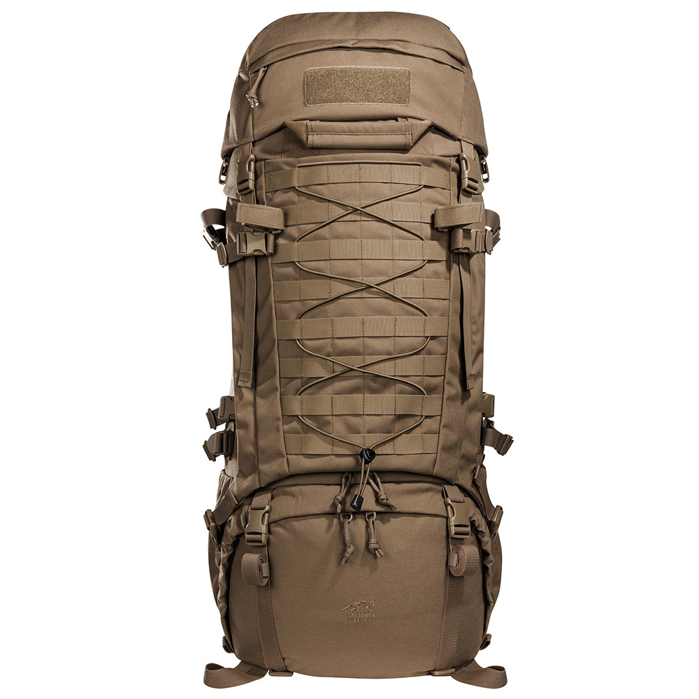 Tasmanian Tiger Rucksack MIL OPS 80 + 24 Liter coyote braun Bild 1
