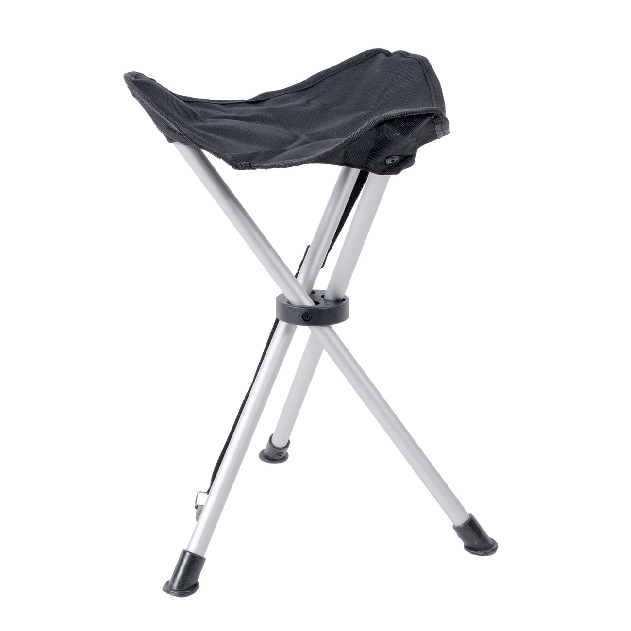 Basic Nature Dreibeinhocker Travelchair Sandwich klappbar schwarz