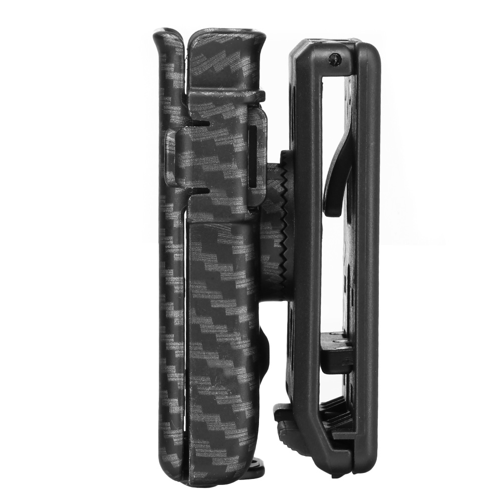 Amomax Tactical Single-Magazinholster Polymer Paddle f. Single- / Double-Stack Magazine Carbon-Design Bild 6