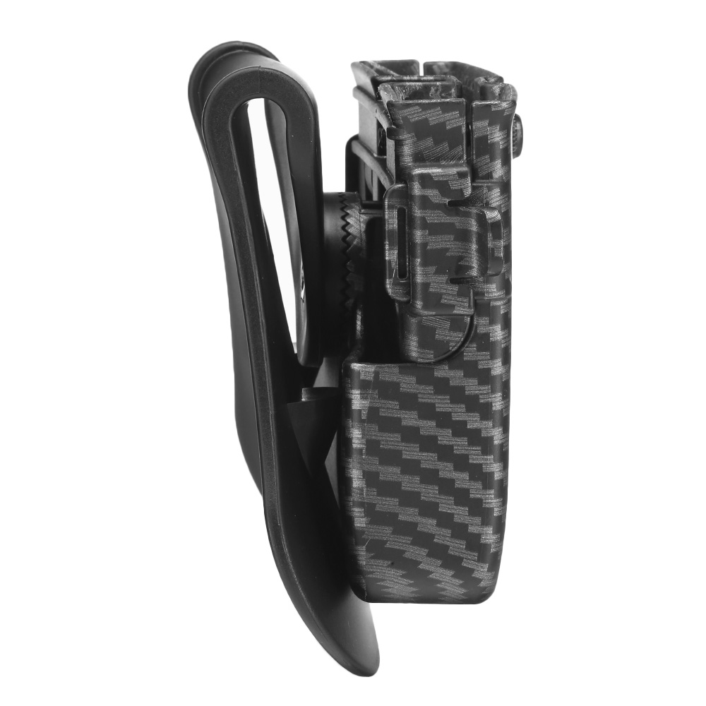 Amomax Doppel-Magazinholster Polymer Paddle f. Single- / Double-Stack Magazine Carbon-Design Bild 2