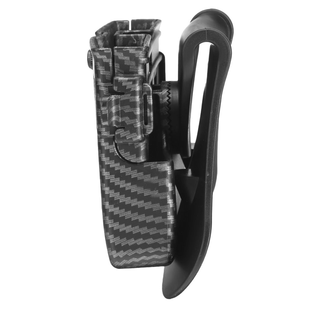 Amomax Doppel-Magazinholster Polymer Paddle f. Single- / Double-Stack Magazine Carbon-Design Bild 6