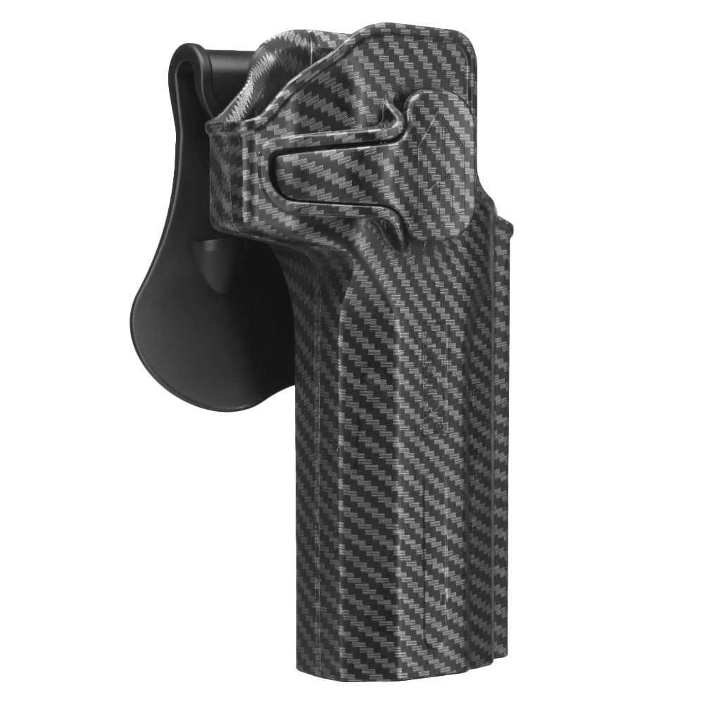 Amomax Tactical Holster Polymer Paddle fr Desert Eagle Pistolen Rechts Carbon-Design Bild 1