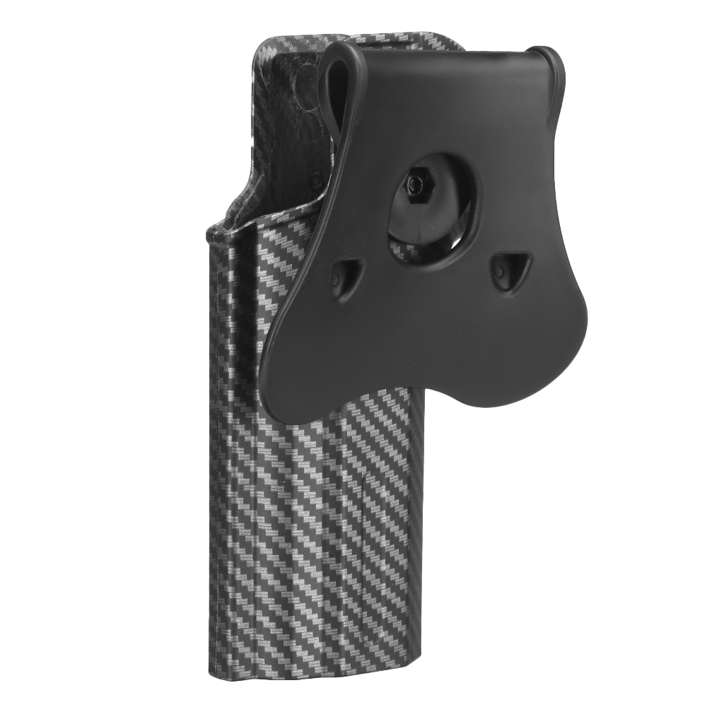 Amomax Tactical Holster Polymer Paddle fr Desert Eagle Pistolen Rechts Carbon-Design Bild 5