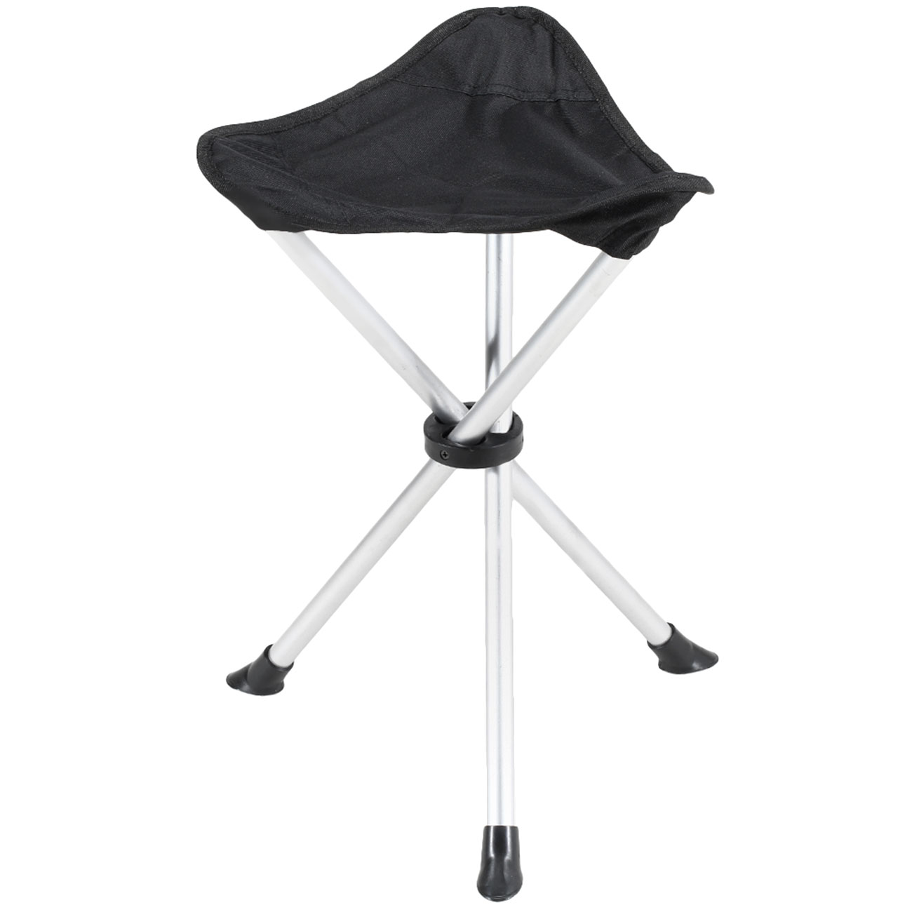 Basic Nature Dreibeinhocker Travelchair Sandwich klappbar schwarz