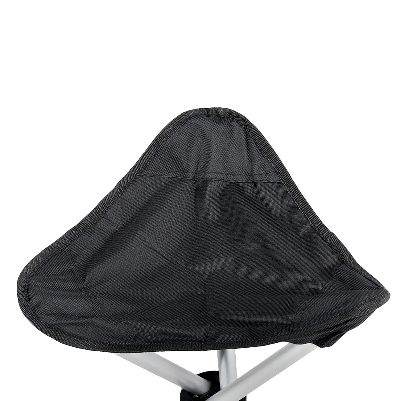 Basic Nature Dreibeinhocker Travelchair Sandwich klappbar schwarz Bild 2