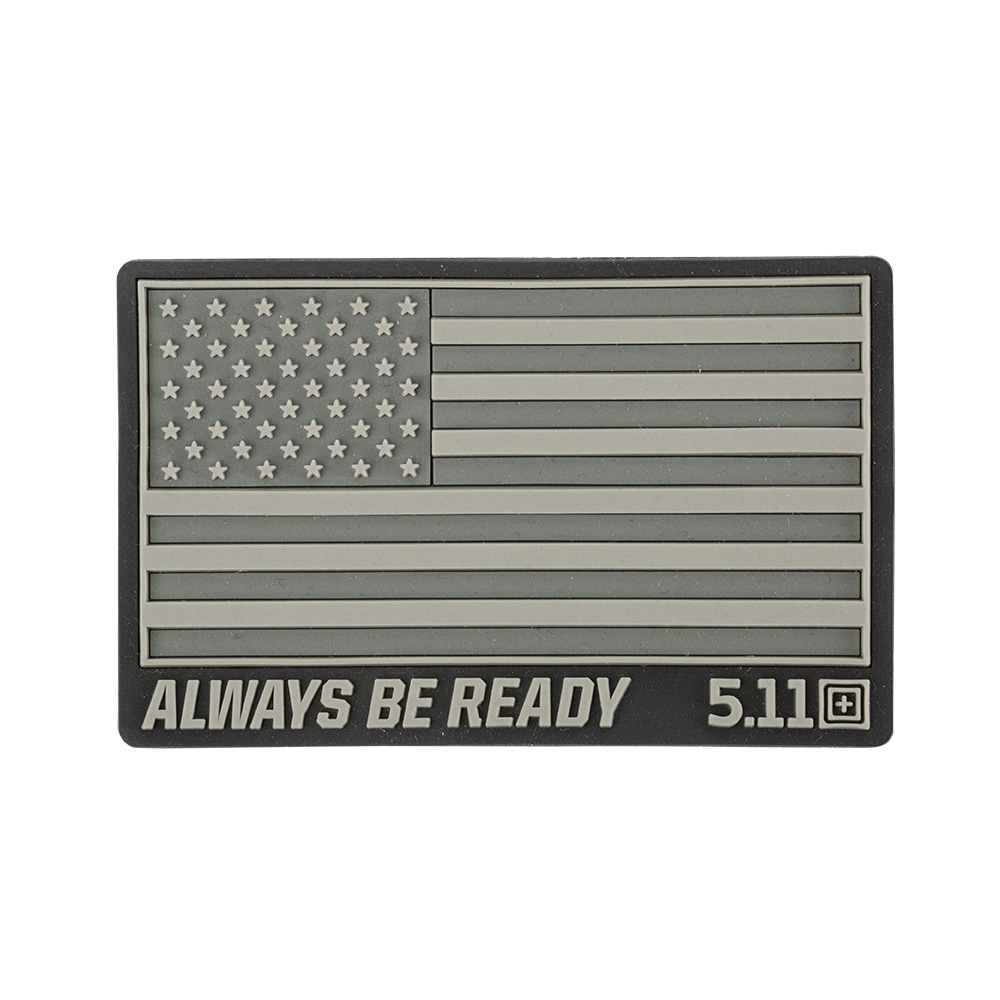 5.11 Tactical 3D Rubber Patch mit Klettfläche USA Flag double tap