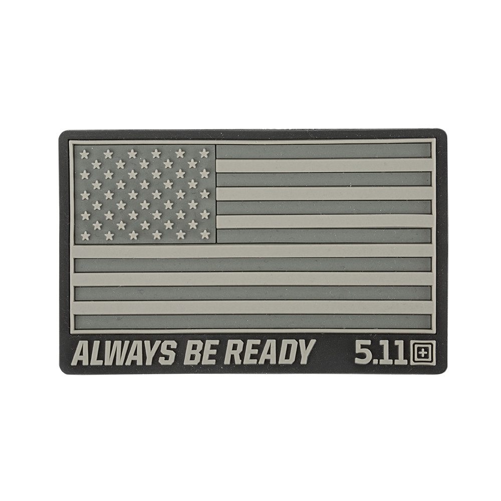 5.11 Tactical 3D Rubber Patch mit Klettflche USA Flag double tap