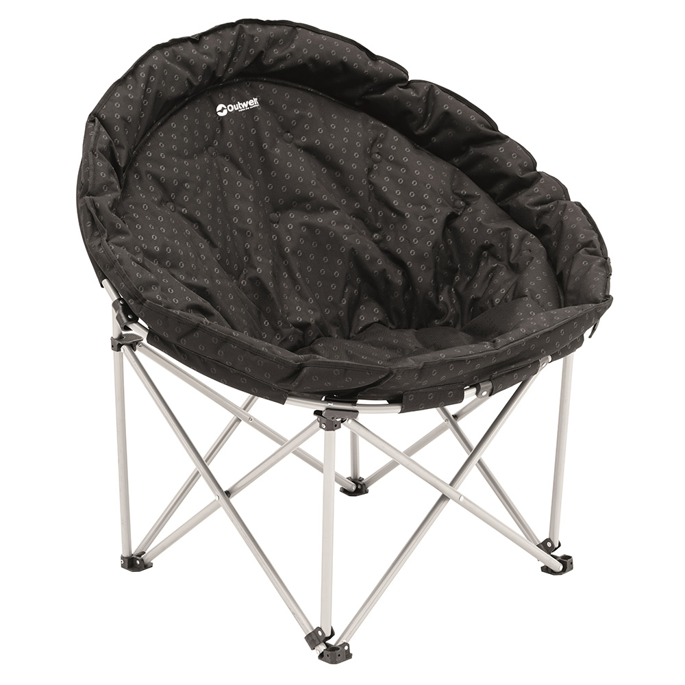 Outwell Camping Klappsessel Casilda XL gepolstert schwarz