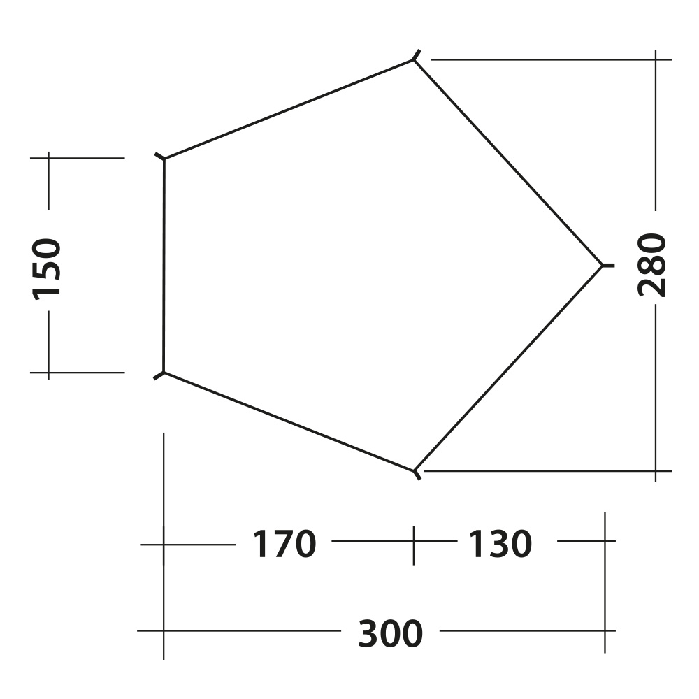 Robens Tarp Trail Wing 2,8 x 3 m oliv Bild 1