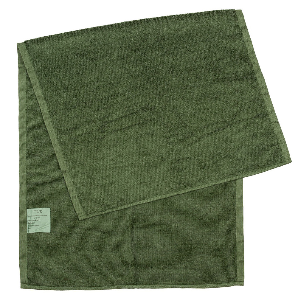 Brittisches Handtuch Microfleece 150x100 cm grün gebraucht inkl. Netzbeutel